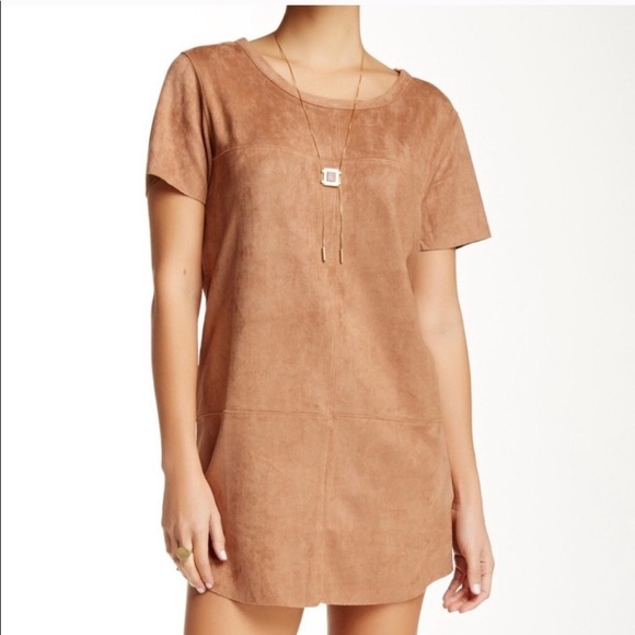 Minkpink faux suede shirt dress - Picture 3 of 9